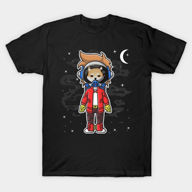 Hiphop Astronaut Dogelon Mars Coin To The Moon Crypto Token Cryptocurrency Wallet Birthday Gift For Men Women Kids T-Shirt by Thingking About